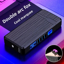 Plasma Dual ARC Touch Sensitive Lighter USB Rechargeable Windproof Flameless Lighter Gift for Men