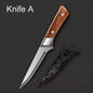 WXCOO Kitchen Knife Japanese Meat Cutting Knife Cleaver Butcher Knife Pork Boning Knife Shaving Knives with Cover