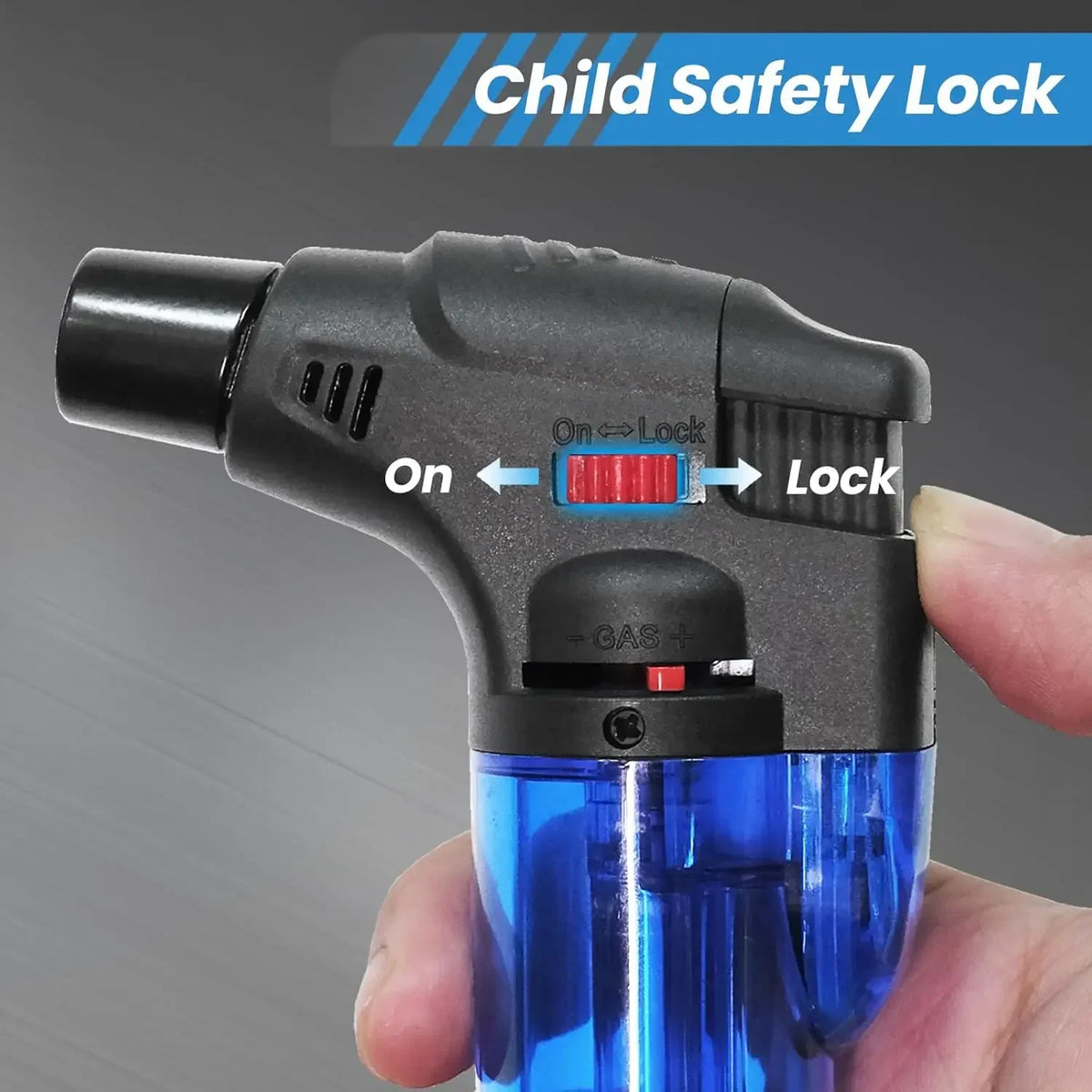 2026 New Torch Lighters Butane Refillable Jet Flame Windproof Torch Lighter for Candle Fireplace Camping BBQGrill Kitchen