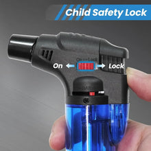 2026 New Torch Lighters Butane Refillable Jet Flame Windproof Torch Lighter for Candle Fireplace Camping BBQGrill Kitchen