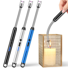 Home Kitchen Gas Stove Candles Outdoor BBQ Igniter, Rechargeable USB Windproof Lighter Smoking Accessories, Lighters Smoking
