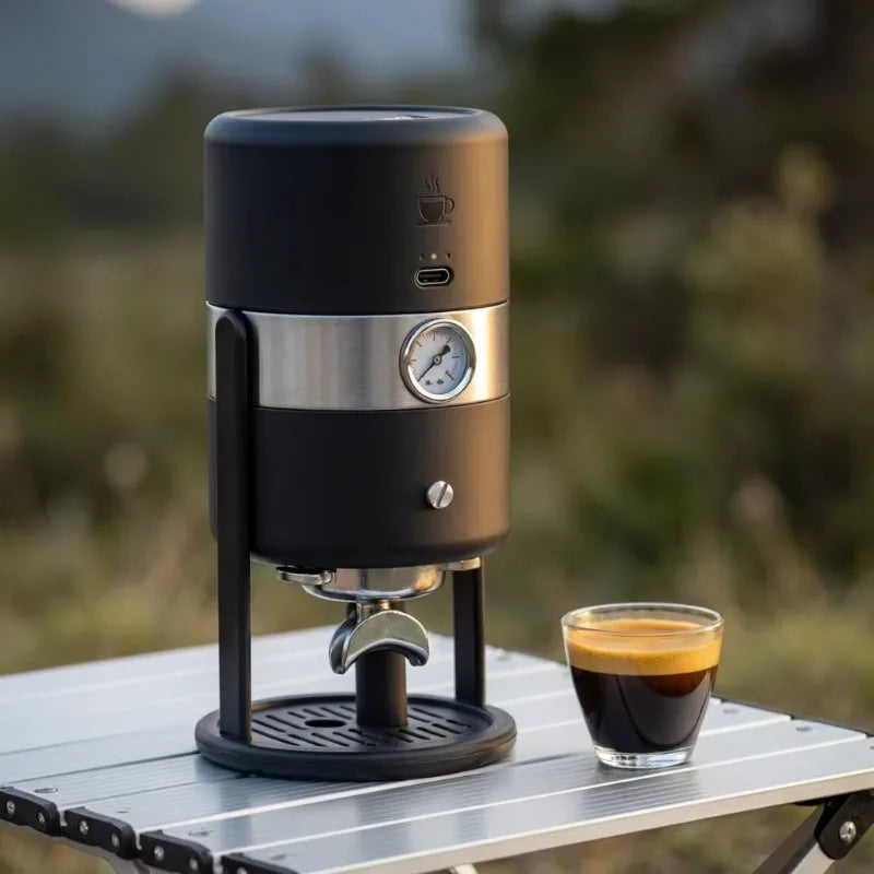 STLF Wireless Portable Mini with Battery Automatic Coffee Machine for Office Outdoor Home Car