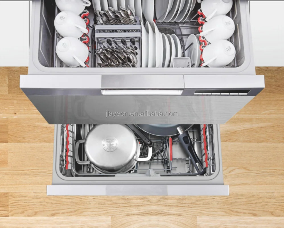 Smart Drawer Dishwashers Built in High Quality Professional Stainless Steel Turbo  12 Settings Household Home Drawer Dishwasher