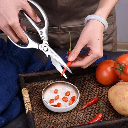 Kitchen Scissors Set Stainless Steel Chicken Bone Scissor Multifunctional Scissors Fish Scales Duck Meat Shear Cooking Tool