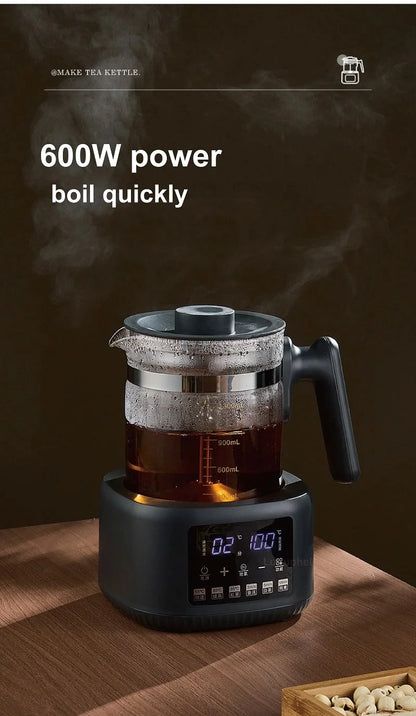 1.3L Electric Kettle With Filter Smart Health Pot Office Temperature Control Glass Flower Teapot Home Tea Maker Auto Thermos