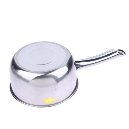 Stainless Steel Water Ladle Pan Pot Thickening Non-stick Suop Pan With Handle Or Plastic Ladle Household Kitchen Gadgets〔CC11〕