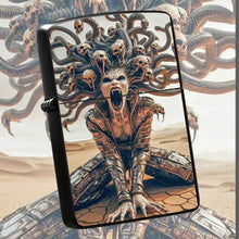 Creative Gorgon Lighter Desert Fantasy Myth Themed Unique Art Decor Gift For Friends Partner Daily Outdoor Use Edgy Weird Aesthetic Portable Full-Scene Applicable Cool Personalized Collectible A Humorous And Interesting Light