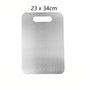 Titanium Cutting Stainless Boards for Kitchen Board 316 Steel Thickened Double Sided Food Grade Portable Fruit Meat Chopping