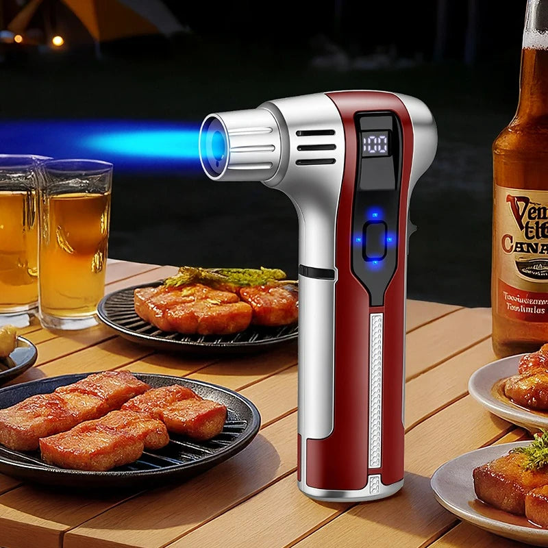 Outdoor Camping BBQ Electronic Lighter Point Moxibustion Special High Temperature Strong Continuation Kitchen Jet Gun