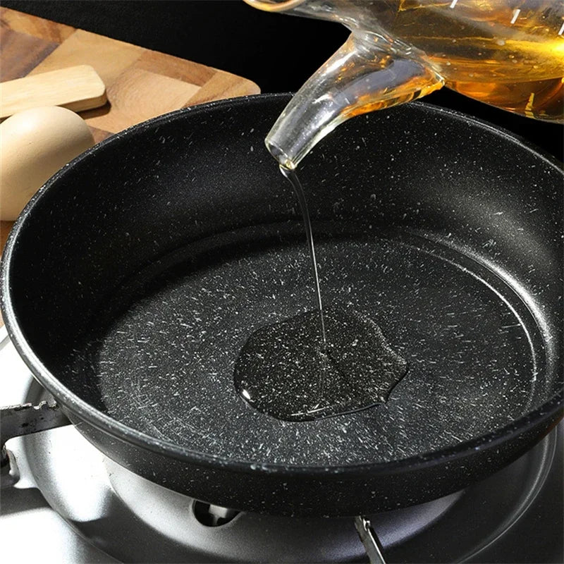 Maifan Stone Non-Stick Frying Pan Saucepan Omelette Cooking Pots Kitchen Egg Steak Kitchenware for Gas Induction Cooker