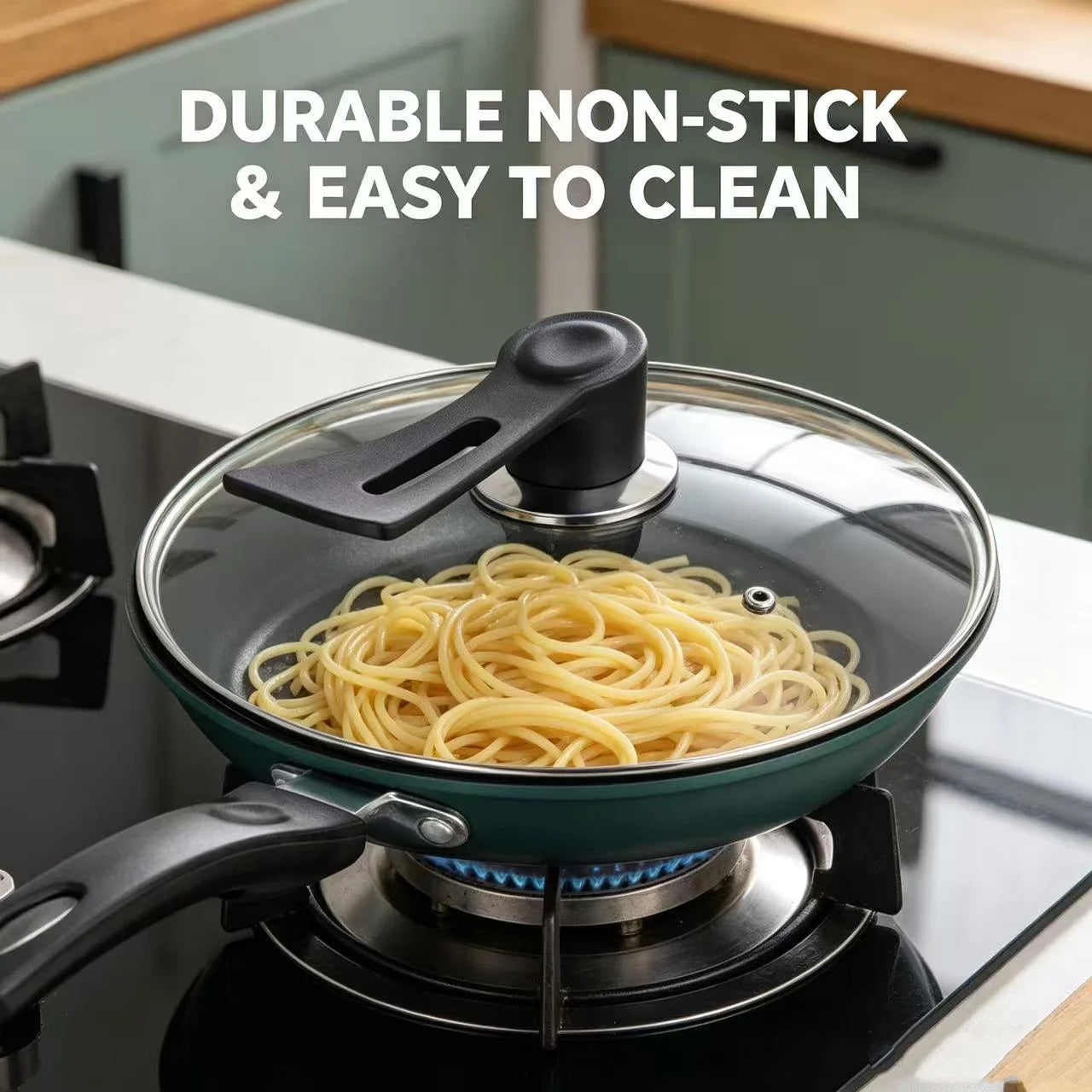 Cast Iron Skillet with Lid, Non-Stick, Non-Coated, Oil-Retaining, Suitable for Home Use, Steak Frying Pan, Pancake Pan, Small Pan, Special Pan for Hand-Grabbed Pancakes