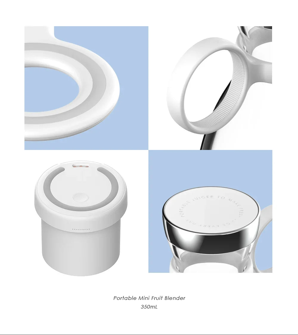 Portable Mini Blender Electric Juicer Fruit Smoothies Mixer Usb Magnetic Charging Multifunctional Juice Maker Machine Blender