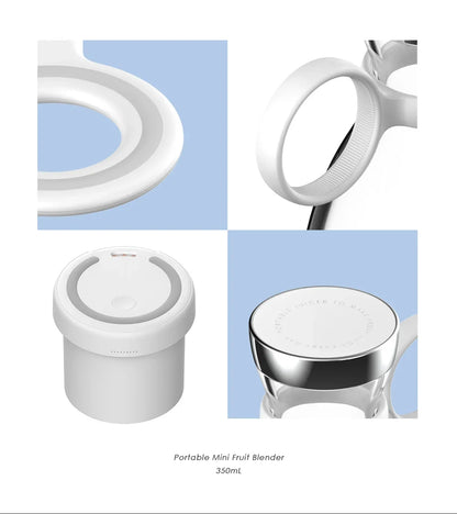 Portable Mini Blender Electric Juicer Fruit Smoothies Mixer Usb Magnetic Charging Multifunctional Juice Maker Machine Blender
