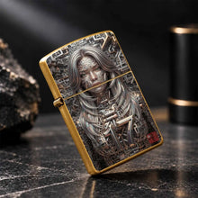 Futuristic Cyber Geometric Constructed Figure Lighter, Unique Artistic Design Trendy Item, Perfect For Lighting Incense Candles, Outdoor Trips And Various Daily Scenarios, Exquisite Portable High Aesthetic Practical Gift For