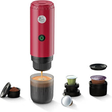 I Cafilas Compact Portable Nespresso Dolce Gusto Coffee Machine 3-in-1 Travel-Friendly Outdoor Powdered Coffee Maker for Adventures