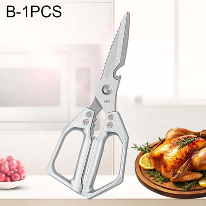 WXCOO Japanese Household Kitchen Scissors SK5 Stainless Steel Multi-Purpose Shears Specialized Heavy-Duty Chicken Bone Scissor