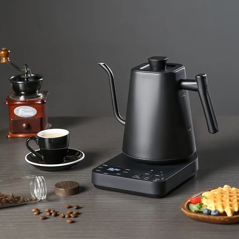 900ML Electric Gooseneck Kettle Constant Temperature Rapid Heating Hand Brew Coffee Pot Gooseneck Kettle Tea Kettle 110V/220V