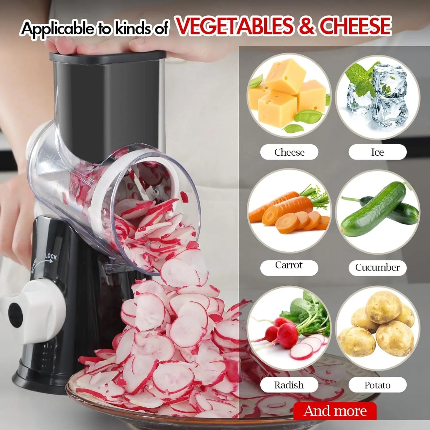 Multifunctional Vegetable Slicer Shredder for Kitchen Potato Onion Cutter