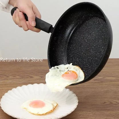 Maifan Stone Non-Stick Frying Pan Saucepan Omelette Cooking Pots Kitchen Egg Steak Kitchenware for Gas Induction Cooker