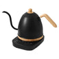 800ml Gooseneck Electric Kettle Hand Brew Coffee Pot Teapot 304 Stainless Steel Water Jug Slender Mouth Hand Brewing Pot 1000W