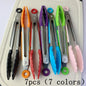 Anti Slip Cooking Serving Tongs Stainless Steel Food Clip Bread Salad Tong Heat-Resistant Barbecue Clips Kitchen Cooking Tool