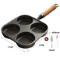4-Hole Egg Frying Pan Nonstick Cookware Pans Omelet Pan Frying Pot Suitable For Gas Stove Induction Cooker