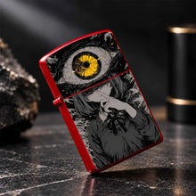 Dark Style One-Eyed Girl Art Illustration Lighter, Trendy Unique Vibe Portable Daily Essential, Distinctive Subculture Design Niche Collectible, Multi-Scene Practical Gift Choice, High Recognition Creative Portable Practical