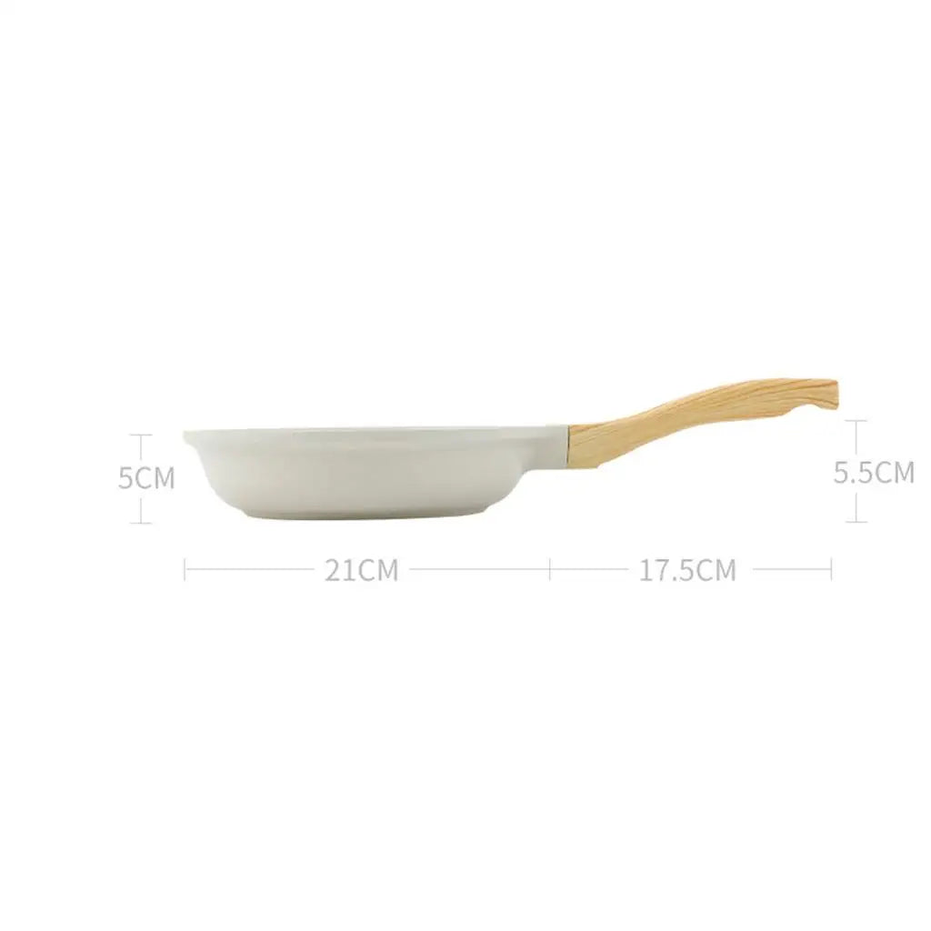 Frying Pan, with Handle Granite Coating Omelette Pan Skillet Frypan for Kitchen