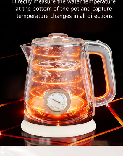 GELAIBO electric kettle mechanical thermometer shows the temperature, high-quality temperature control, European-style fashion s