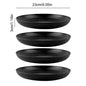 4/16Pcs Grey Straw Cutlery Set Dishes Bowls Disk Water Cup Tableware Plastic Unbreakable Polypropylene Kitchen Dinnerware