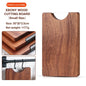 Ebony chopping board solid wood square plate multi-functional double-sided cutting board kitchen whole wood cutting board