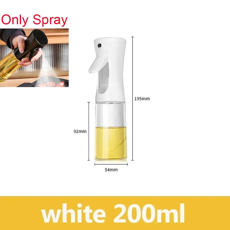 Kitchen Oils Spray Olive Oil Cruet Spray  Home Kitchen Air Fryer Spray Camping BBQ Cooking Plastic Oil Bottle  200/300ml/500ml