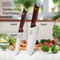WXCOO 1-5pcs Professional Kitchen Knife Set Ultra Sharp Chef's Knife Meat Cleaver Fruit Slicing Stainless Steel Cutting Board