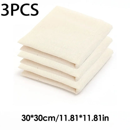 Reusable Nut Milk Cloth Bag Strainers Unbleached Natural Cotton Cheesecloth Cheese Yogurt Tofu Filter Kitchen Fine Mesh Strainer