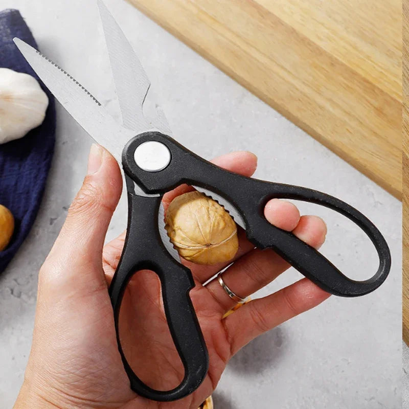 WXCOO Japanese Household Chicken Bone Scissor SK5 Stainless Steel Multi-Purpose Shears Specialized Heavy-Duty Kitchen Scissors