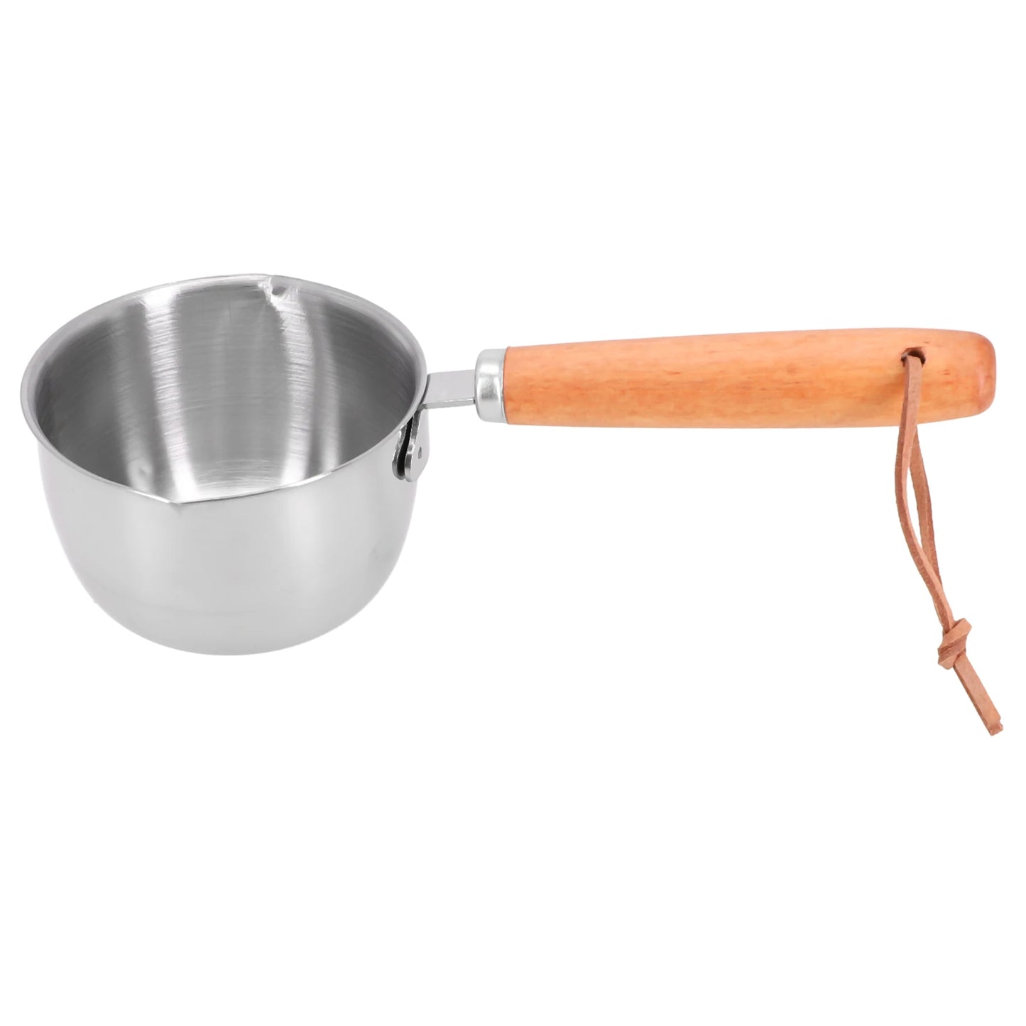 1pc 150/300/500ML Stainless Steel Mini Frying Pan Hot Oil Pan Hot Sauce Small Pot Cooking Butter Melting Pot Kitchen Supplies