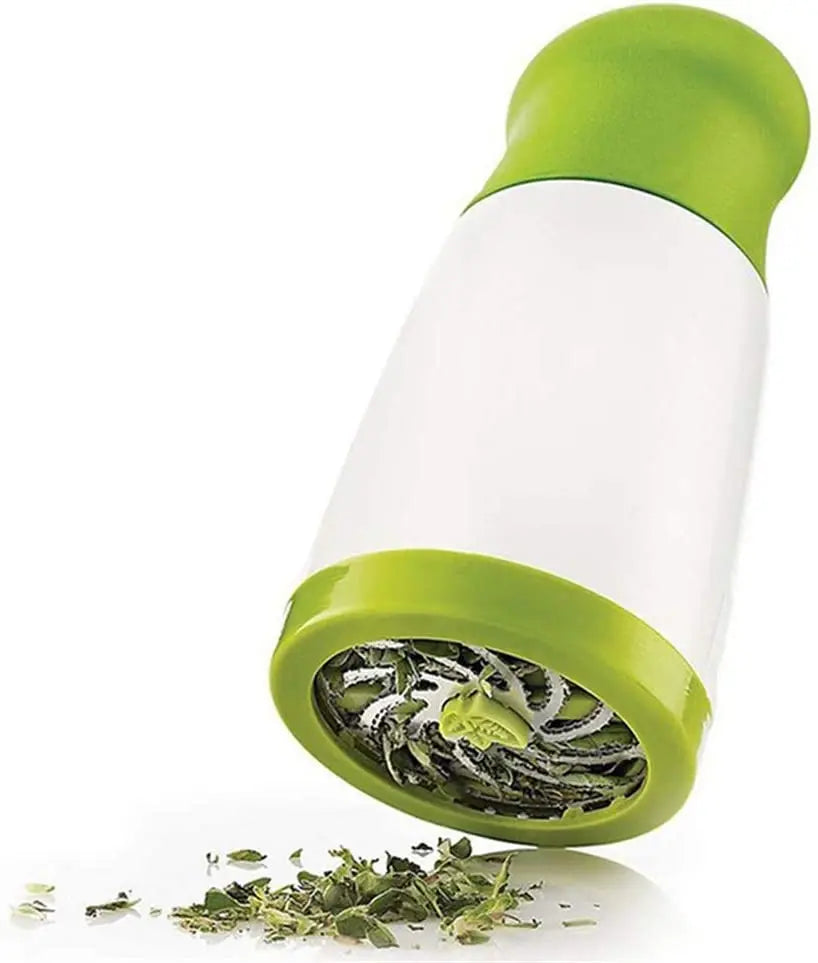 Manual Herb Grinder Spice Mill Parsley Shredder Chopper Vegetable Cutter Coriander Mincer Chili and Cilantro Kitchen Tool Gadget