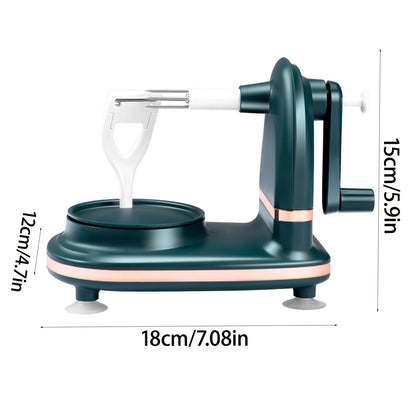 3-in-1Hand-cranked Rotating Fruit/Vegetable Peeler Stainless Steel Blades Apple Cutter Household Peeling Machine Kitchen Gadgets
