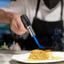 Butane Gas Jet Cooking Kitchen Lighters with Safety Lock, 1300 Degree Torch, Cigar, Dessert Cream, Barbecue, Welding Gadget