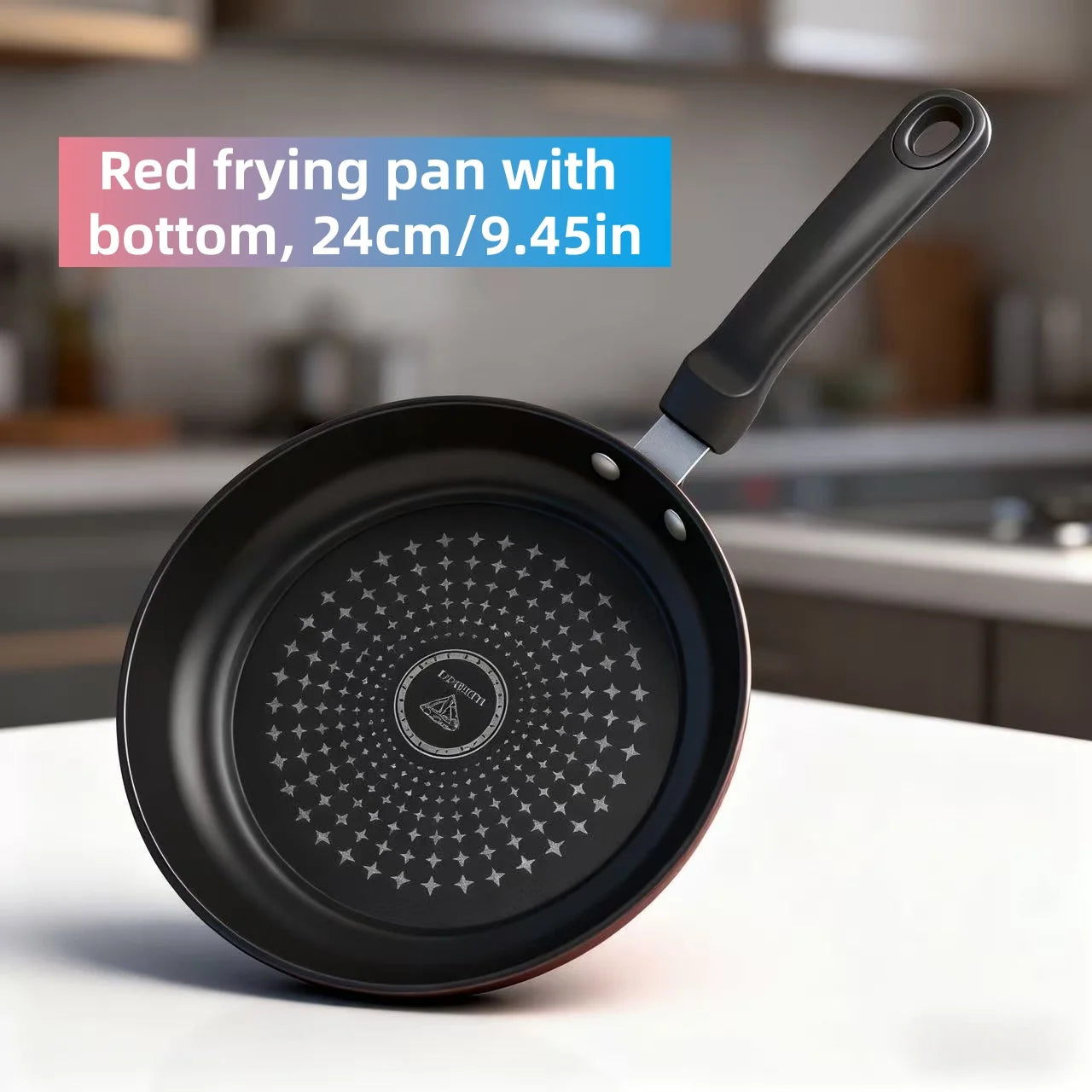 Pan non-stick pan universal induction cooker gas stove suitable for household fried eggs steak pancake pan small wok frying pan.