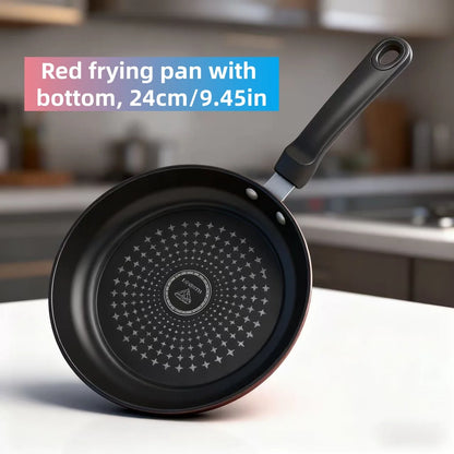 Pan non-stick pan universal induction cooker gas stove suitable for household fried eggs steak pancake pan small wok frying pan.