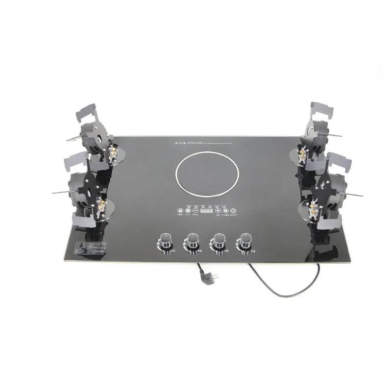 Kitchen Appliance Glass Electric and Gas Burner Stove Tempered Glass Gas Stove for Home