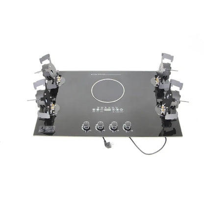 Kitchen Appliance Glass Electric and Gas Burner Stove Tempered Glass Gas Stove for Home