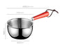 Mini Stainless Steel Hot Oil Pot Small Saucepan for Boiling Butter Melting Pot Butter Warmer Ideal for Various Cooking Tasks