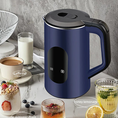 2.2L Stainless Steel Electric Digital Display Large Tea Kettle Auto-Shutoff Hot Water Boiler 1500W Fast Boil Home Kitchen Tools