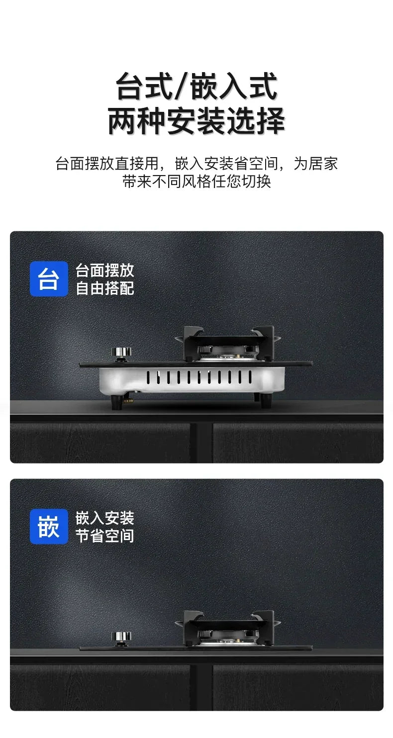 New single-burner gas cooker.  for home use. Can also be embedded. Old-fashioned cooktops.Table-top