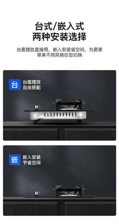 New single-burner gas cooker.  for home use. Can also be embedded. Old-fashioned cooktops.Table-top
