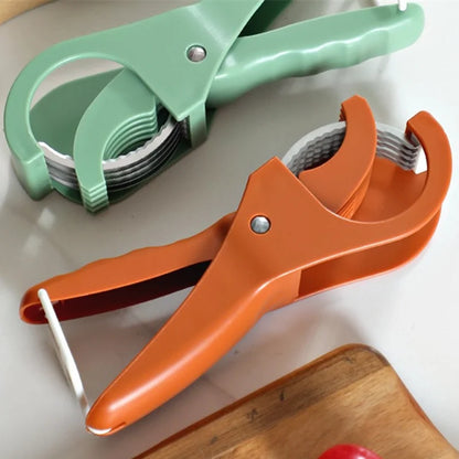 1/2Pcs Kitchen Tools Stainless Steel Vegetable and Fruit Slicer Multi Functional Salad Slicer Gadgets Home Kitchen Accessories