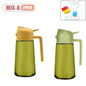 1-4PCS 2-in-1 Olive Oil Dispenser Bottle with Spray and Pour Function Glass Oil Sprayer for Kitchen Cooking BBQ Salad Baking