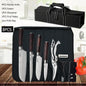 WXCOO Professional Chef Knife Damascus Japanese Stainless Steel Kitchen Boning Knives Set with Roll Canvas Bag